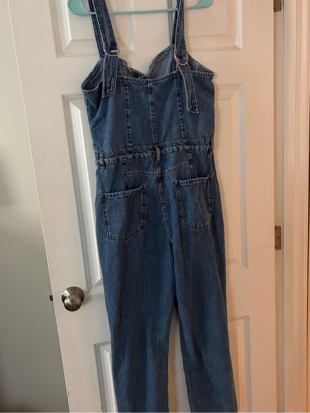 We The Free Denim Overalls in Classic Blue